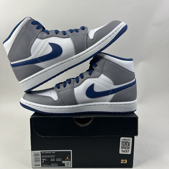Nike Shoes Air Jordan 1 Mid Retro “True Blue” 2024 main image 5
